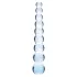 Clarity Elysian Pearls - glassdildo med perler (gjennomsiktig)