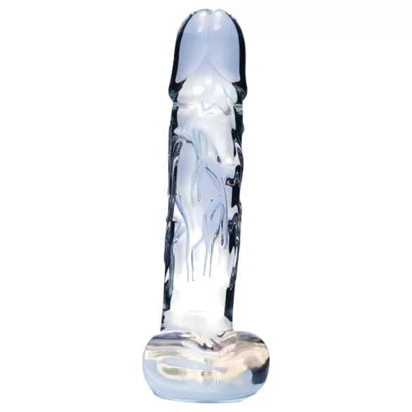 Clarity Seraphic Opus - glass G-punkt‑dildo (gjennomsiktig)