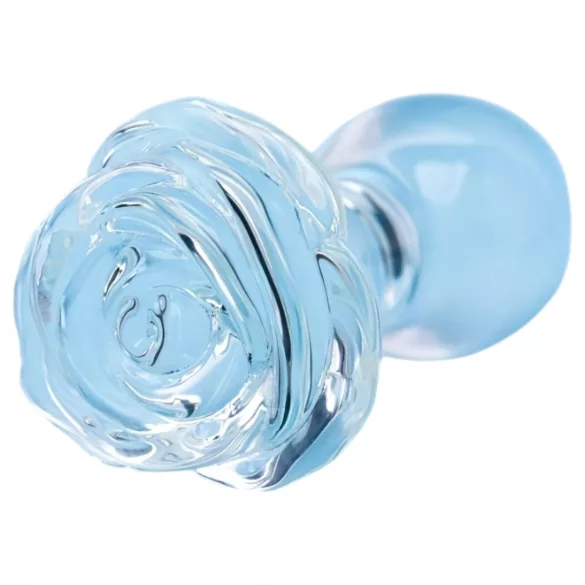 Clarity Utopian Bloom - glass-analplugg (gjennomsiktig)