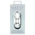 Clarity Utopian Bloom - glass-analplugg (gjennomsiktig)