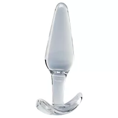 Clarity Utopian Floret - glass analplugg (gjennomsiktig)