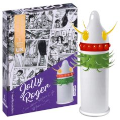 Egzo Jolly Roger - piggete, prikkete kondom (1 stk)