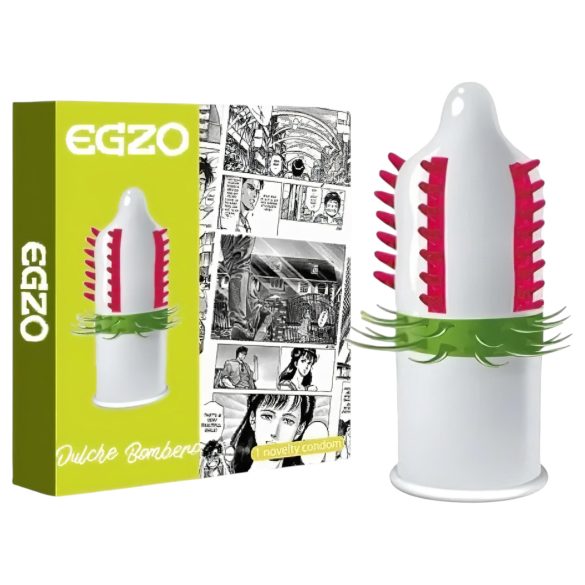 Egzo Dulche Bombero - tornete stimulatoriske kondomer (1 stk)