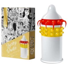 Egzo Lucky Dude - prikket, tentakkel kondom (1 stk)