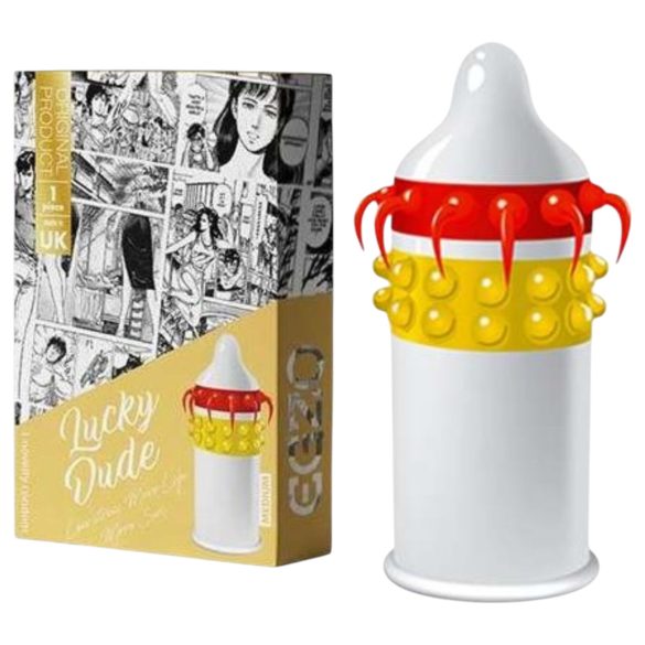 Egzo Lucky Dude - prikket, tentakkel kondom (1 stk)