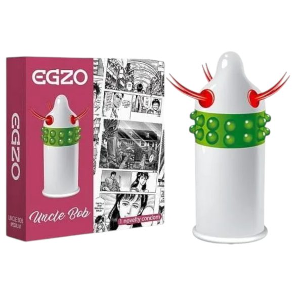 Egzo Uncle Bob – Piggete og tentakel-kondom (1 stk)