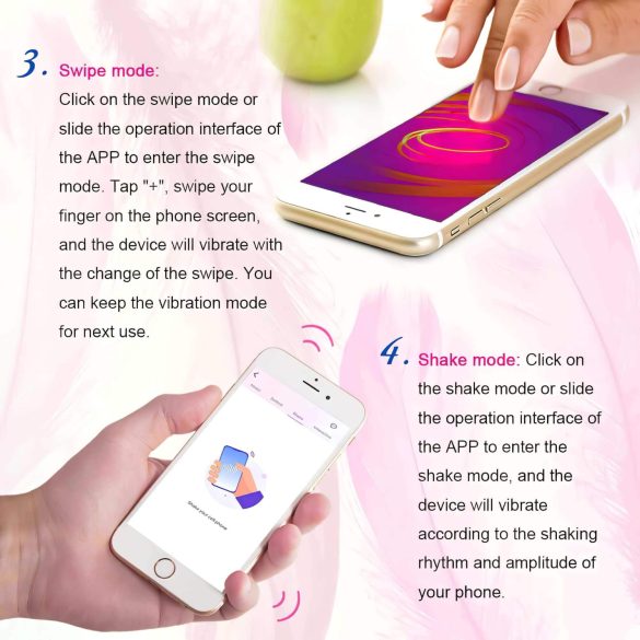 Ensomme Winni - smart vibrasjonsegg (rosa)