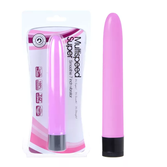 Lonely Multispeed - trinnløs stavvibrator (rosa)