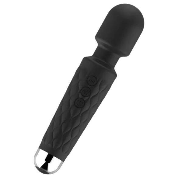 Lonely 20-funksjons oppladbar massasjevibrator (svart)