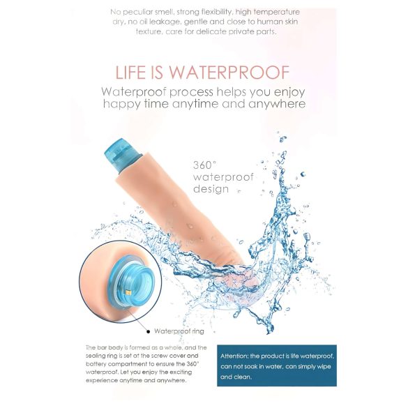 Lonely Max - naturtro vibrator (17cm)