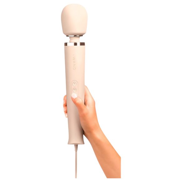 le Wand - eksklusiv elektrisk massasjevibrator (beige)
