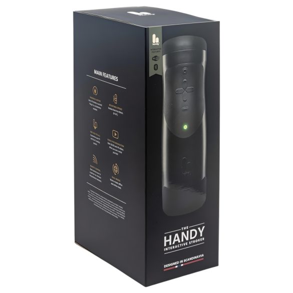 The Handy 1.1 - smart, nettverks-VR-masturbator (svart)