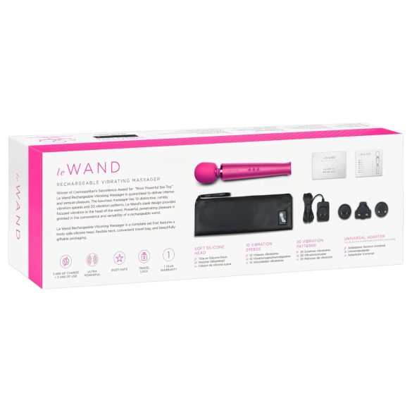 le Wand - massasjerende vibrator (rosa)