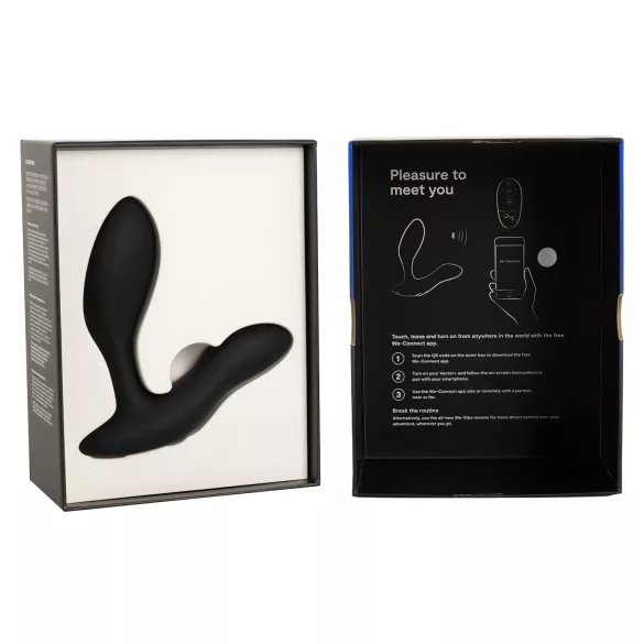 We-Vibe Vector+ - App-styrt analvibrator (svart)