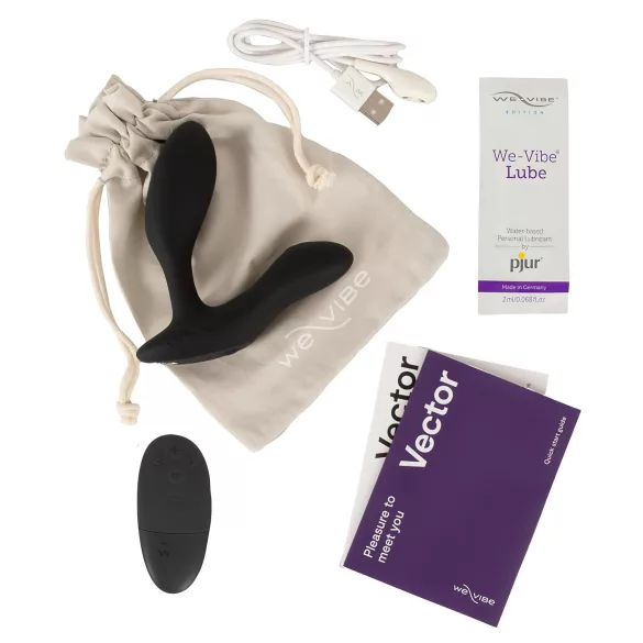 We-Vibe Vector+ - App-styrt analvibrator (svart)