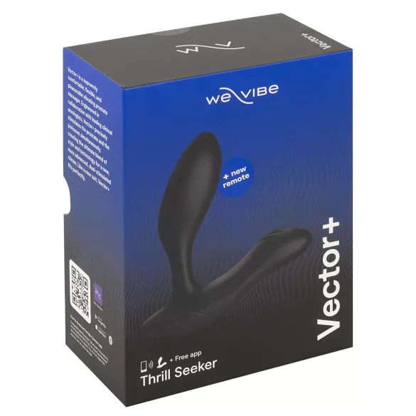 We-Vibe Vector+ - App-styrt analvibrator (svart)