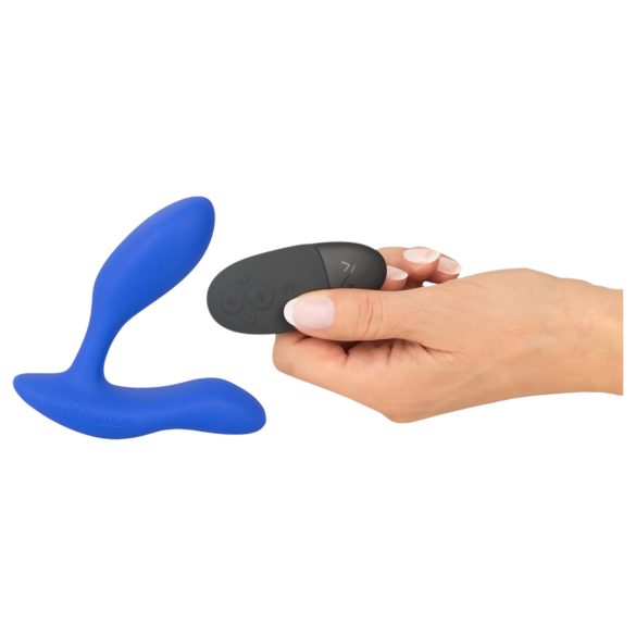 We-Vibe Vector+ - oppladbar, smart analvibrator (blå)