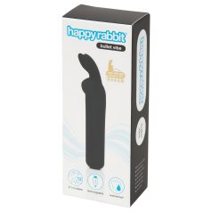   Happyrabbit Kuler - oppladbar kaninformet vibratorstav (svart)