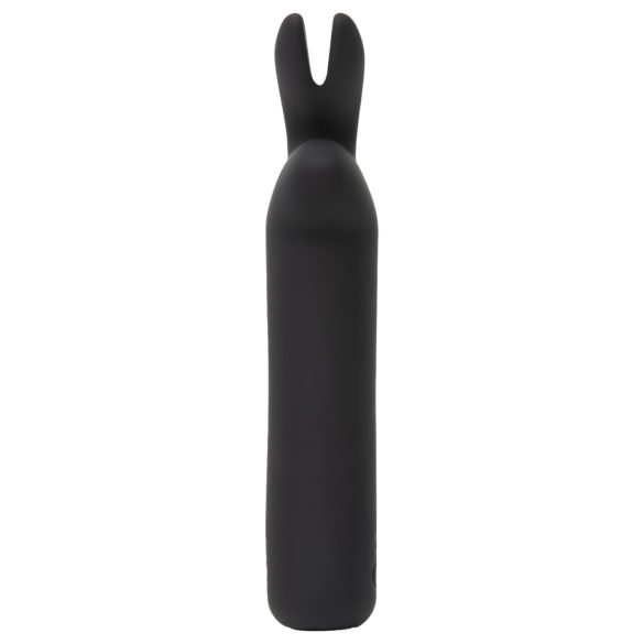 Happyrabbit Kuler - oppladbar kaninformet vibratorstav (svart)