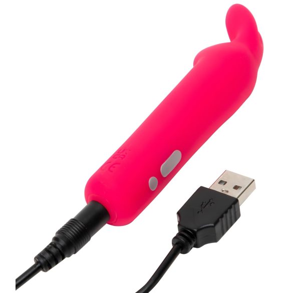 Happyrabbit Bullet - oppladbar kaninvibrator (rosa)