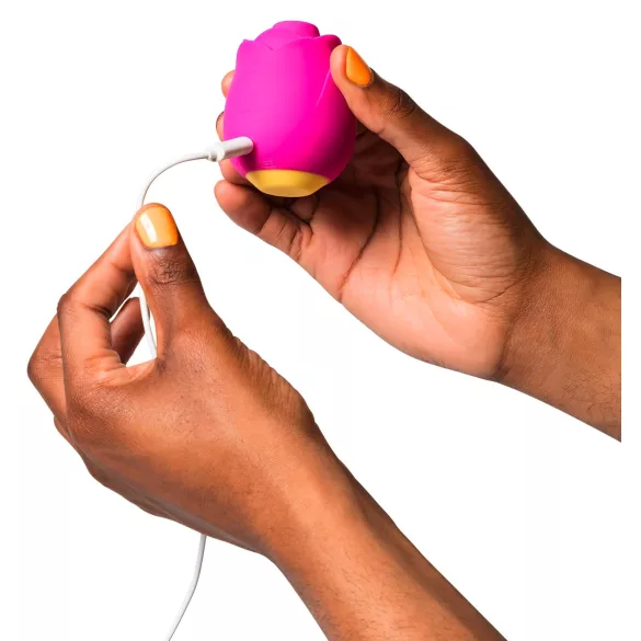 ROMP Rose – luftbølgerosevibrator (rosa)