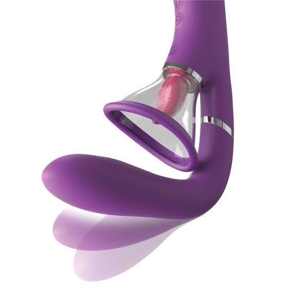 Fantasy For Her – 4-motor G-punkt og klitorisvibrator (lilla)