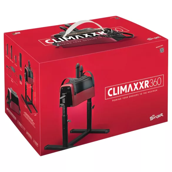 The Banger CLIMAXXR360 - nettverksdrevet sexmaskin med 360°-sete og 2 motorer