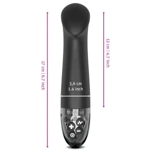 Mystim Right on Ron E-Stim - Elektro G-punktvibrator (svart)