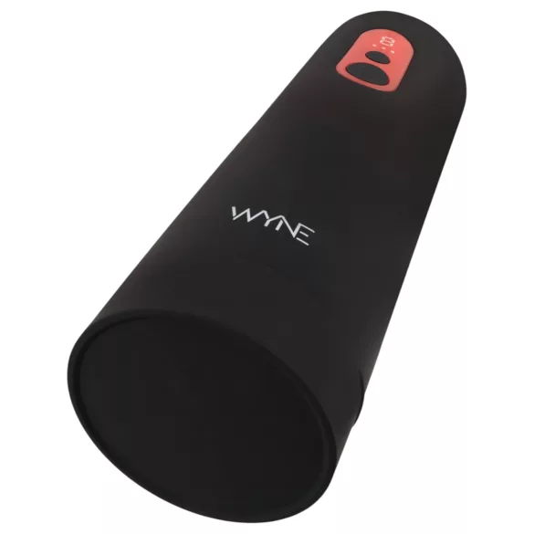 WYNE 08 opp‑ned bevegelig pulserende masturbator med LED‑skjerm