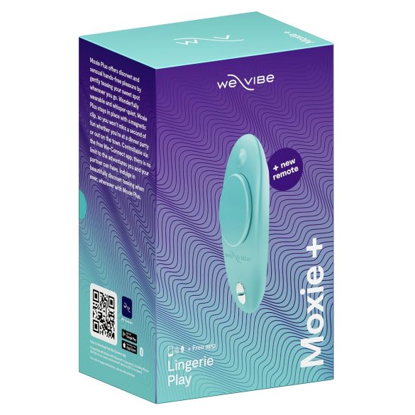 We-Vibe Moxie+ - trådløs, smart klitorisvibrator (turkis)