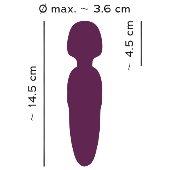 You2Toys Petite - oppladbar massasjevibrator (rød)