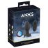 ANOS - lysende, vibrerende analplugg (svart)