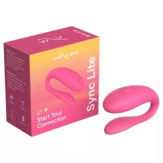   We-Vibe Sync Lite - parvibrator med app- og fjernkontroll (rosa)