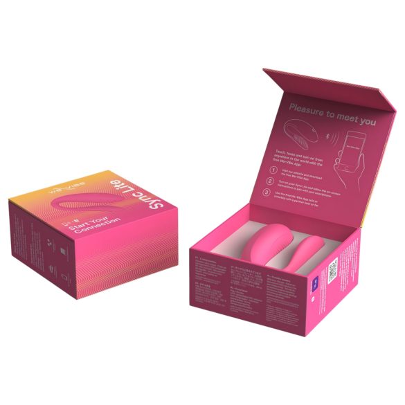 We-Vibe Sync Lite - smart parvibrator med fjernkontroll (rosa)
