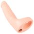 Realistixxx Dobbel Moro - festbar analvibrator (svart)