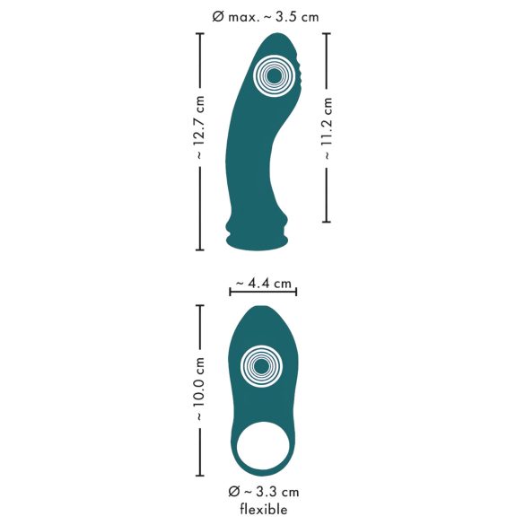Couples Choice - 3i1 variabel vibrator (turkis)