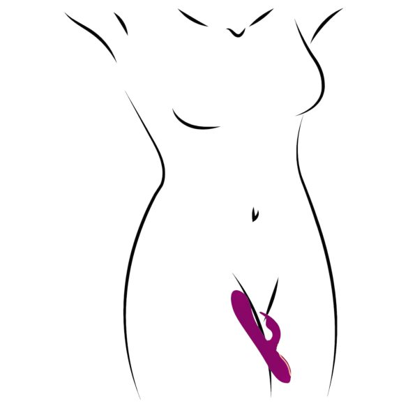 Javida - 3-i-1 perlevibrator med rotasjon (lilla)