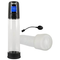 Mister Boner - oppladbar automatisk penispumpe (svart-gjennomsiktig)   Mister Boner - oppladbar automatisk penispumpe (svart-gjennomsiktig)