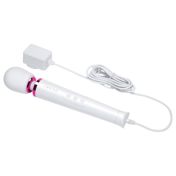 Le Wand Petite Plug-In - nettverksmassasjevibrator (hvit)