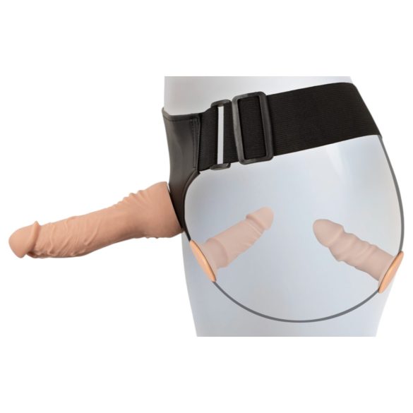 You2Toys - justerbar strap-on sett (natur)