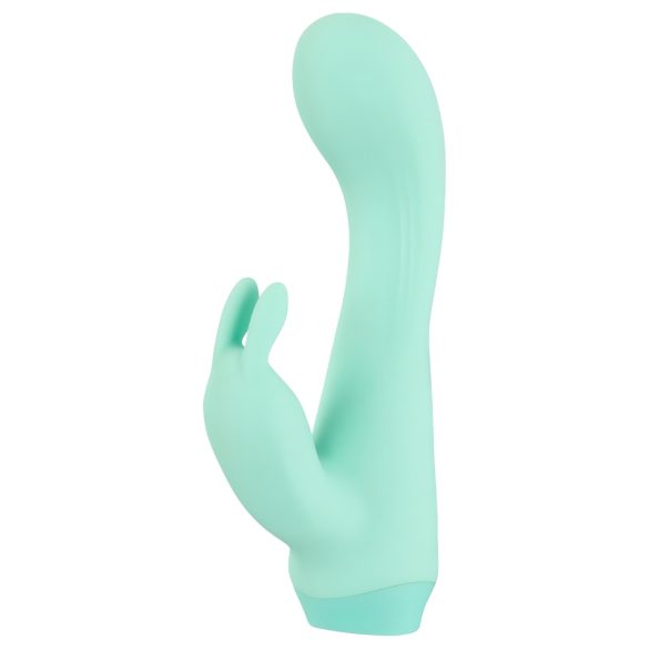 Cuties Mini 4 - oppladbar, vanntett kaninvibrator (grønn)