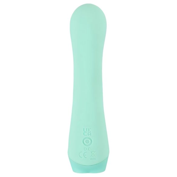 Cuties Mini 4 - oppladbar, vanntett kaninvibrator (grønn)