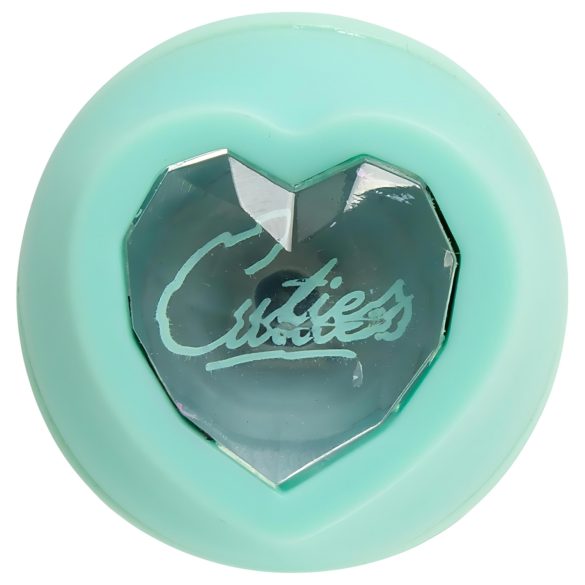 Cuties Mini 4 - oppladbar, vanntett kaninvibrator (grønn)