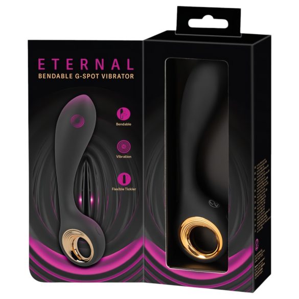 Eternal - fleksibel G-punktvibrator (svart)