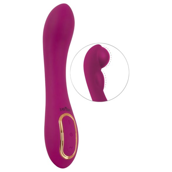 Javida - Oppblåsbar vibrator med to punkter (lilla)