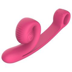Snail Vibe Curve - 2-i-1 klitorisvibrator (rosa)