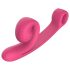 Snail Vibe Curve - 2-i-1 klitorisvibrator (rosa)