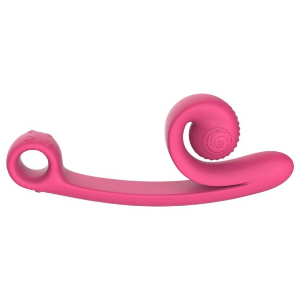 Snail Vibe Curve - 2-i-1 klitorisvibrator (rosa)