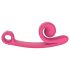 Snail Vibe Curve - 2-i-1 klitorisvibrator (rosa)