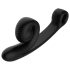 Snail Vibe Curve - 2-i-1 klitorisstimulator og vibrator (svart)